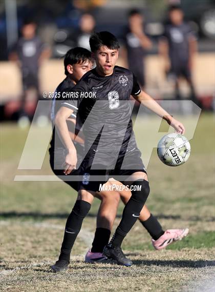 Thumbnail 2 in Sunnyside vs Pusch Ridge Christian Academy (Brandon Bean Soccer Tournament) photogallery.
