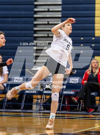 Thumbnail 1 in Spring Valley vs. Doral Academy Red Rock (NIAA 4A Quarterfinal) photogallery.
