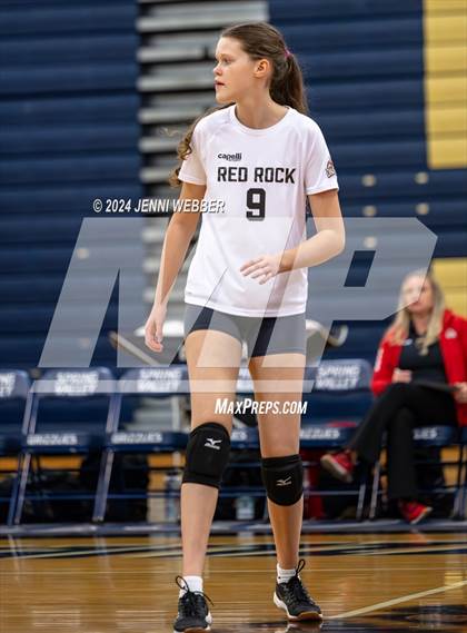 Thumbnail 3 in Spring Valley vs. Doral Academy Red Rock (NIAA 4A Quarterfinal) photogallery.