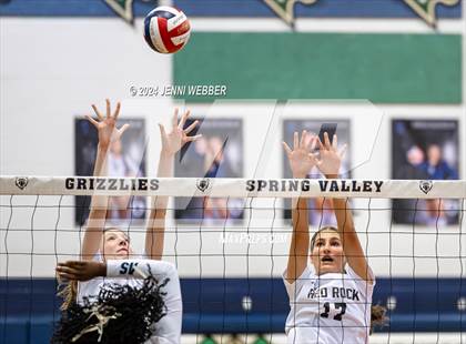 Thumbnail 1 in Spring Valley vs. Doral Academy Red Rock (NIAA 4A Quarterfinal) photogallery.