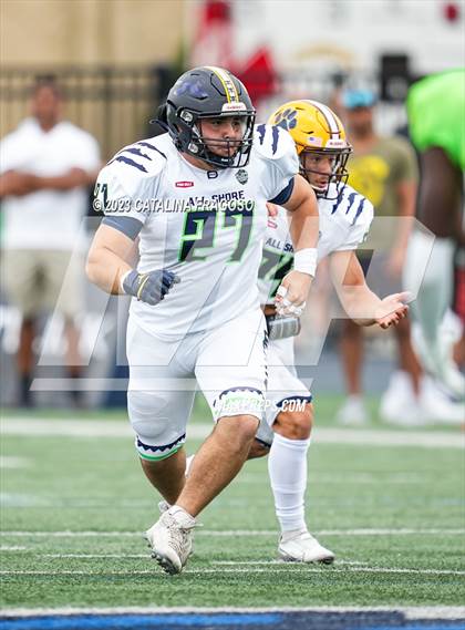 Thumbnail 1 in All-Shore Gridiron Classic (Monmouth vs Ocean) photogallery.