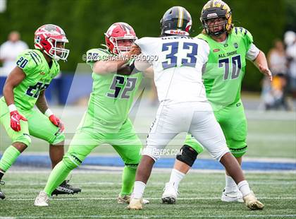 Thumbnail 1 in All-Shore Gridiron Classic (Monmouth vs Ocean) photogallery.