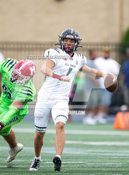 Thumbnail 1 in All-Shore Gridiron Classic (Monmouth vs Ocean) photogallery.
