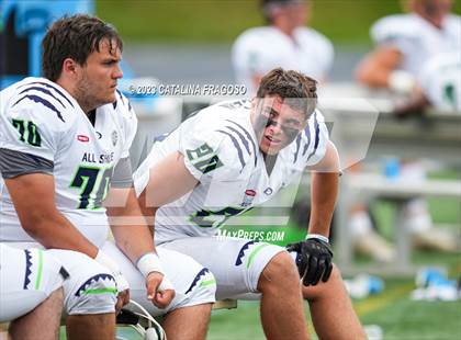 Thumbnail 1 in All-Shore Gridiron Classic (Monmouth vs Ocean) photogallery.