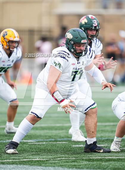 Thumbnail 1 in All-Shore Gridiron Classic (Monmouth vs Ocean) photogallery.