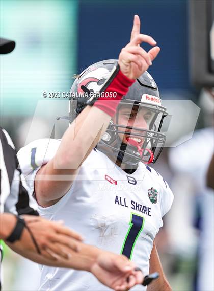 Thumbnail 2 in All-Shore Gridiron Classic (Monmouth vs Ocean) photogallery.
