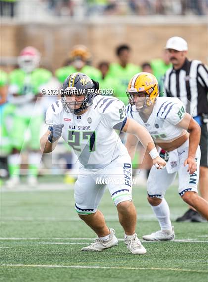 Thumbnail 3 in All-Shore Gridiron Classic (Monmouth vs Ocean) photogallery.