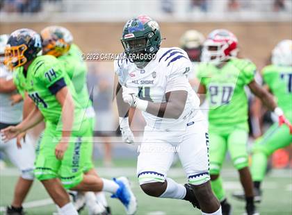 Thumbnail 2 in All-Shore Gridiron Classic (Monmouth vs Ocean) photogallery.