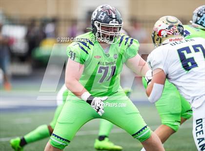 Thumbnail 3 in All-Shore Gridiron Classic (Monmouth vs Ocean) photogallery.