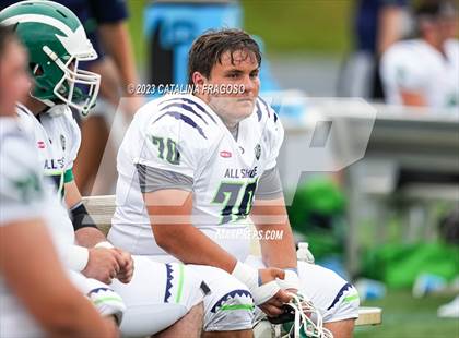 Thumbnail 1 in All-Shore Gridiron Classic (Monmouth vs Ocean) photogallery.