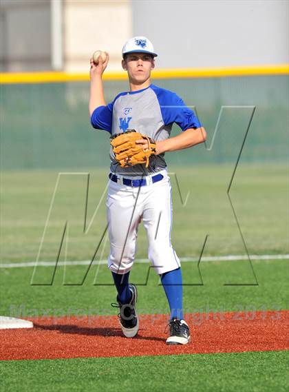 Thumbnail 3 in Windthorst vs Trenton (UIL 1A Region 2 Finals) photogallery.