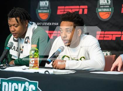 Thumbnail 1 in Montverde Academy vs. Greensboro Day (DICK'S National Tournament Semifinals) photogallery.