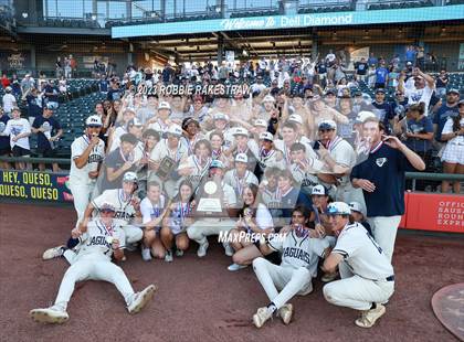 Thumbnail 3 in Flower Mound vs. Pearland (UIL 6A Baseball State Final Medal Ceremony) photogallery.