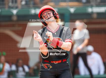 Thumbnail 2 in Melissa vs. Harlingen South (UIL 5A Softball Final) photogallery.