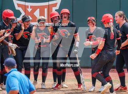 Thumbnail 3 in Melissa vs. Harlingen South (UIL 5A Softball Final) photogallery.
