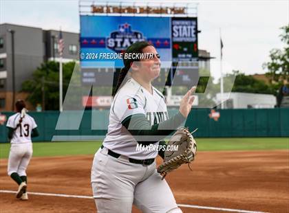 Thumbnail 3 in Melissa vs. Harlingen South (UIL 5A Softball Final) photogallery.
