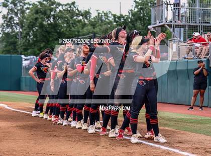 Thumbnail 3 in Melissa vs. Harlingen South (UIL 5A Softball Final) photogallery.