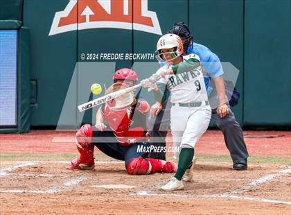 Thumbnail 2 in Melissa vs. Harlingen South (UIL 5A Softball Final) photogallery.