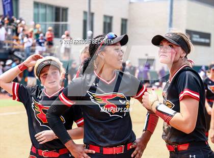 Thumbnail 3 in Melissa vs. Harlingen South (UIL 5A Softball Final) photogallery.