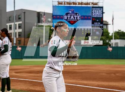 Thumbnail 3 in Melissa vs. Harlingen South (UIL 5A Softball Final) photogallery.