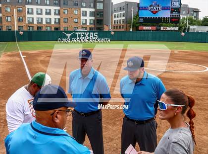 Thumbnail 3 in Melissa vs. Harlingen South (UIL 5A Softball Final) photogallery.