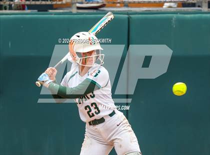 Thumbnail 3 in Melissa vs. Harlingen South (UIL 5A Softball Final) photogallery.