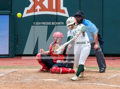 Thumbnail 2 in Melissa vs. Harlingen South (UIL 5A Softball Final) photogallery.
