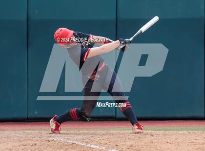 Thumbnail 2 in Melissa vs. Harlingen South (UIL 5A Softball Final) photogallery.