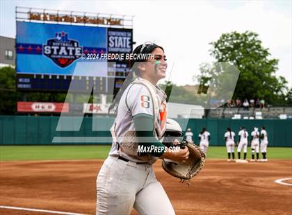 Thumbnail 3 in Melissa vs. Harlingen South (UIL 5A Softball Final) photogallery.