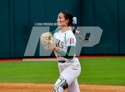 Thumbnail 3 in Melissa vs. Harlingen South (UIL 5A Softball Final) photogallery.