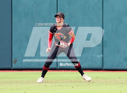 Thumbnail 3 in Melissa vs. Harlingen South (UIL 5A Softball Final) photogallery.