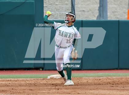 Thumbnail 2 in Melissa vs. Harlingen South (UIL 5A Softball Final) photogallery.