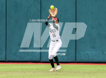 Thumbnail 3 in Melissa vs. Harlingen South (UIL 5A Softball Final) photogallery.