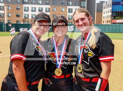 Thumbnail 3 in Melissa vs. Harlingen South (UIL 5A Softball Final) photogallery.