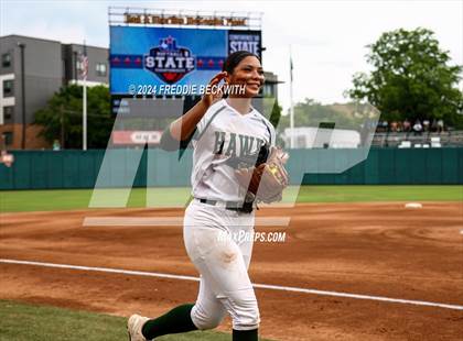 Thumbnail 3 in Melissa vs. Harlingen South (UIL 5A Softball Final) photogallery.