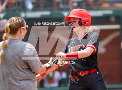 Thumbnail 3 in Melissa vs. Harlingen South (UIL 5A Softball Final) photogallery.