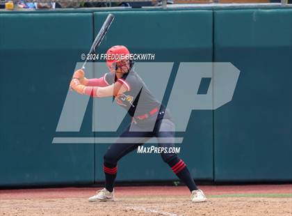 Thumbnail 2 in Melissa vs. Harlingen South (UIL 5A Softball Final) photogallery.