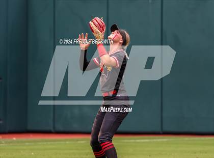 Thumbnail 3 in Melissa vs. Harlingen South (UIL 5A Softball Final) photogallery.