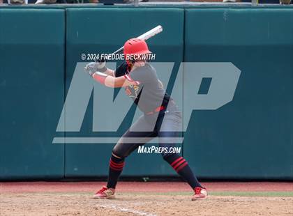 Thumbnail 3 in Melissa vs. Harlingen South (UIL 5A Softball Final) photogallery.
