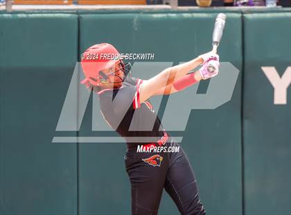 Thumbnail 2 in Melissa vs. Harlingen South (UIL 5A Softball Final) photogallery.
