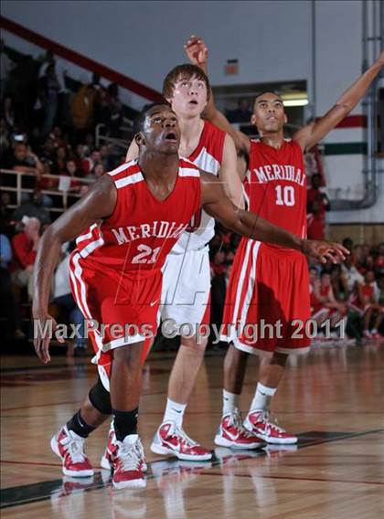 Thumbnail 2 in Meridian @ Woodlawn (IHSA Class 1A Salem Super-Sectional Final)  photogallery.