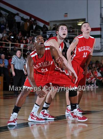 Thumbnail 1 in Meridian @ Woodlawn (IHSA Class 1A Salem Super-Sectional Final)  photogallery.