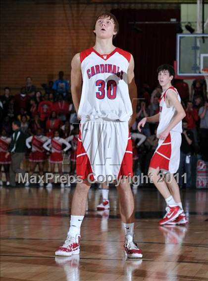 Thumbnail 3 in Meridian @ Woodlawn (IHSA Class 1A Salem Super-Sectional Final)  photogallery.