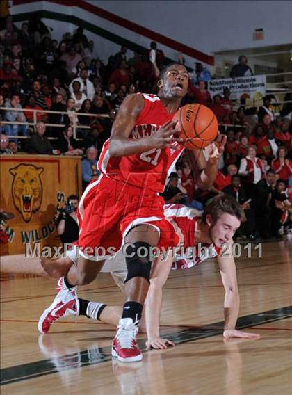 Thumbnail 2 in Meridian @ Woodlawn (IHSA Class 1A Salem Super-Sectional Final)  photogallery.
