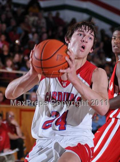 Thumbnail 2 in Meridian @ Woodlawn (IHSA Class 1A Salem Super-Sectional Final)  photogallery.