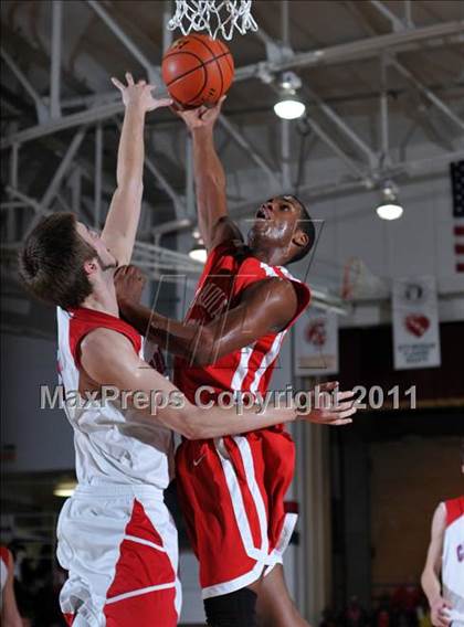 Thumbnail 3 in Meridian @ Woodlawn (IHSA Class 1A Salem Super-Sectional Final)  photogallery.