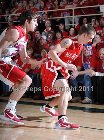 Thumbnail 1 in Meridian @ Woodlawn (IHSA Class 1A Salem Super-Sectional Final)  photogallery.