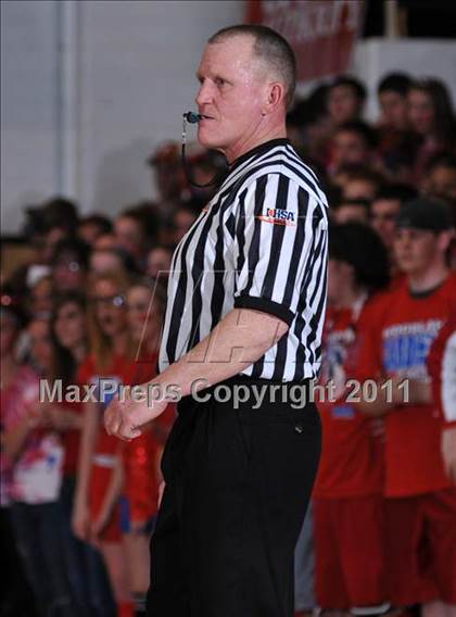 Thumbnail 3 in Meridian @ Woodlawn (IHSA Class 1A Salem Super-Sectional Final)  photogallery.