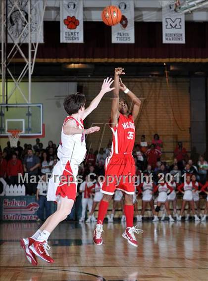 Thumbnail 1 in Meridian @ Woodlawn (IHSA Class 1A Salem Super-Sectional Final)  photogallery.