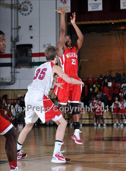Thumbnail 3 in Meridian @ Woodlawn (IHSA Class 1A Salem Super-Sectional Final)  photogallery.